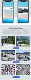 CRONY D5 4G-4K-8MP Solar Dual Linkage Battery PTZ Camera 8MP Wireless CCTV Camera Outdoor IP66 Waterproof Solar Dual Camera - Edragonmall.com