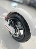 CRONY M365 Electric Scooter with 250W Motor 36V Battery App Connectivity 25-45 KM/H Speed Quick Easy Folding Rear Disc Brake | White