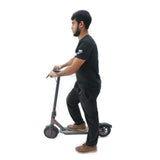 CRONY M365 Electric Scooter with 250W Motor 36V Battery App Connectivity 25-45 KM/H Speed Quick Easy Folding Rear Disc Brake | White