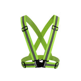 CRONY Electric vehicle safety reflector Reflective Vest High Visibility Cycling Safety Vest Adjustable Elastic Strap Fluorescence Work jacket Scooter - Edragonmall.com