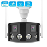 CRONY EW WIFI 4MP（ICsee APP）Binocular ultra wide Angle Camera 4K 8MP Camera Ultra-Wide Angle Dual Lens 180° Panorama two way audio - Edragonmall.com
