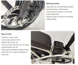 CRONY  F6 Electric Folding Bike  14 inch folding electric bicycle mini battery car small electric car instead of lithium battery