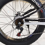 CRONY FB-EM028 26-inch Fold Electric Bike 36V Lithium Battery Powerful Sand Ebike | Red - Edragonmall.com