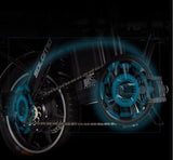 CRONY HIMI 14 inch Electric Folding Bike SOLOMO 350W 48V 10AH 40KM/H E-Bike Road Electromobile Mobility Bicycle Cycling - Edragonmall.com