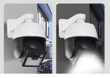 CRONY HW-5118-1 LED solar rechargeable wall lamps Solar human body induction simulation camera monitoring light fake camera light - Edragonmall.com