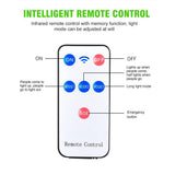CRONY JD-2178T Solar simulation camera wall lamp Solar Simulation Camera Wall Lamp Remote Control Outdoor Wall Light 3 Modes Motion Sensor - Edragonmall.com