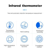 CRONY K9 Pro X Automatic Temperature Measurement&Disinfection Mach Intelligent Sensor Soap Dispenser with Thermometer Infrared Thermometer Dispenser - Edragonmall.com