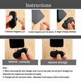CRONY Magnetic Wireless Charger Power Bank 2PCS 1000mAh & Qi-Certified Wireless Fast Charger - Edragonmall.com