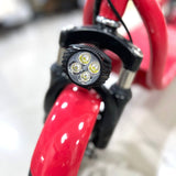 CRONY Mini Harley Dual Seat +Double Seat Two Wheels 36V 8A Lithium Battery Electric Electric motorcycle | Red - Edragonmall.com