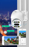 CRONY NIP-21HS carecam PRO APP ball Face recognition and shooting linkage alarm Voice alarm Day and night full color dual lens camera - Edragonmall.com