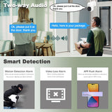 CRONY NVS009 4CH LCD IP WIFI KIT 1080P CCTV Camera System Home Security Camera System Wireless NVR Kit - Edragonmall.com