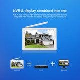 CRONY NVS009 4CH LCD IP WIFI KIT 1080P CCTV Camera System Home Security Camera System Wireless NVR Kit - Edragonmall.com