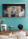 Crony Projection Wall Screen 100 Inch 4:3 Anti-Light With projector screen by manual Screen - Edragonmall.com