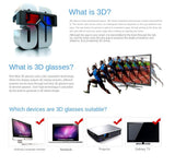 CRONY Red and blue master image lovely animal virtual reality 3d movies vr glasses 3D glasses For the projector - Edragonmall.com