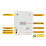 CRONY S-180P Attendance Machine Electronic Employee Starter Time Clock Punch Pak Recorder Attendance Time Card Machine - Edragonmall.com