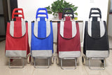 CRONY SC002 Shiping Cart Shopping Trolley Bag Folding Shopping Cart Collapsible Trolley Bag - Edragonmall.com