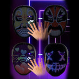 Crony Shining App cosplay Mask With Bluetooth App Party Face Changing Led Display Mask For Party - Edragonmall.com