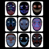 Crony Shining App cosplay Mask With Bluetooth App Party Face Changing Led Display Mask For Party - Edragonmall.com