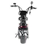 CRONY Small Harley two seat big tires with BT 1000w 60KM/H high power two wheels adult electric scooter motorcycle | Camouflage Blue - Edragonmall.com