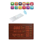 CRONY SQ-600 Moon Lamp Quran clock Wooden Azan Quran Speaker Clock - Edragonmall.com