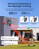 CRONY ST-558-6MP-12X-4G Dual Lens Zoom Solar Battery Camera - Edragonmall.com