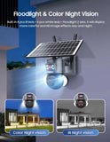 CRONY ST-558-6MP-12X-4G Dual Lens Zoom Solar Battery Camera - Edragonmall.com