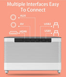CRONY T55A Projector 5G WiFi Bluetooth Nativo Full HD 1920X1080p 9000 Lumens Suporte 4K Home Theater para iOS Android - Edragonmall.com