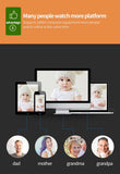 CRONY TC99-DC2S3 5G Wifi 4MP Binocular HD IP Camera 390 Eye Movement Tracking Mini Indoor Security Camera IP Camera - Edragonmall.com
