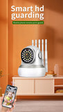 CRONY TC99-DC2S3 5G Wifi 4MP Binocular HD IP Camera 390 Eye Movement Tracking Mini Indoor Security Camera IP Camera - Edragonmall.com