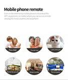 CRONY TC99-DC2S3 5G Wifi 4MP Binocular HD IP Camera 390 Eye Movement Tracking Mini Indoor Security Camera IP Camera - Edragonmall.com