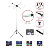 CRONY VIP-08 120W Outdoor Multi-Fuction Camping Picnic barbecue Six side Lamp full set light - Edragonmall.com