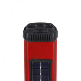 CRONY W5122A Solar Energy Flashlight Plastic with 2835#+3030# Lamp Bead 18650 Battery 2000mAh Switch Type-C Port USB Charging - Edragonmall.com