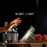 CRONY WT-RD09 Telescopic Outdoor Fan With LED lighting Tripod Household Retractable Fan USB Rechargeable Outdoor Camping Multifunctional Fan - Edragonmall.com
