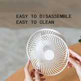 CRONY WT-RD09 Telescopic Outdoor Fan With LED lighting Tripod Household Retractable Fan USB Rechargeable Outdoor Camping Multifunctional Fan - Edragonmall.com