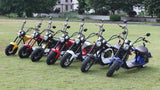 CRONY X1 Harley Electrocar car With BT Speaker 65KM/H Electrocar car Citycoco Fat Tire Electric motorcycle | RED spider - Edragonmall.com