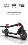 CRONY X7 Electric Kick Scooter Max speed 38KM Replaceable battery capacity Easy Foldable 8.5 inch | Black - Edragonmall.com
