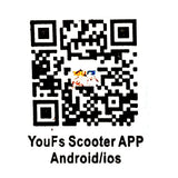 CRONY  XM M365 Scooter APP with 7 colors LED with APP Aluminium Alloy Folded 8 Inch tires