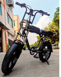 CRONY Y1 Snowmobile 48V 15A 40KM/H Electric Bicycle e cycle electric bike Fat Tire E Bike - Edragonmall.com
