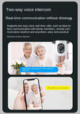 CRONY Y25-1080P light bulb IP Camera dual frequency 2.4g 5g network two-way voice automatic tracking - Edragonmall.com