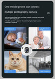 CRONY Y25-1080P light bulb IP Camera dual frequency 2.4g 5g network two-way voice automatic tracking - Edragonmall.com