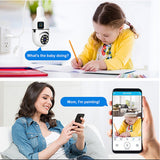 CRONY Y27 V380 1080P WIFI Bulb Camera Wireless Baby Monitor Dual Lens Color Night Vision Two-Way Audio - Edragonmall.com