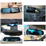 CRPNY D208 Dual-Camera pushbutton dashcam Car Vehicle Blackbox DVR Dash Camera Night Vision Video Driving Recorder - Edragonmall.com