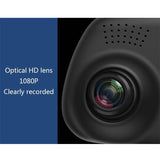 CRPNY D208 Dual-Camera pushbutton dashcam Car Vehicle Blackbox DVR Dash Camera Night Vision Video Driving Recorder - Edragonmall.com