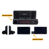 K208 Three-Camera pushbutton dashcam Car Camera Car DVR - Edragonmall.com