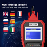 KONNWEI KW890 Battery Tester Car OBDII Oil Service Light Reset Tool OBD2 Scanner Car Professional Automotive Code Reader Diagnose Tool - Edragonmall.com
