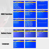 KW681 Car & Motorcycle Battery Tester OBDII Diagnostic Scann - Edragonmall.com