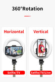 L07 mobile phone Live Fill Light Wireless Control Dimmable Camera Phone Ring Lamp With Stand Tripod - Edragonmall.com