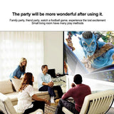 Mini Projector, LCD Display LED Portable Projector, Home Theater Cinema USB Children Video Media Player -RD-814 -White - Edragonmall.com