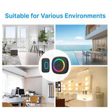 RL-3995B doorbell Battery-powered wireless doorbell with shining LED display Door bell - Edragonmall.com
