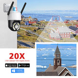 CRONY 4G ball machines 5X Camera WIFI ball machines Camera  Optical Zoom HD 1080P 5MP CCTV PTZ IP Camera